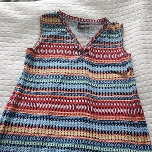 Multiple color sleeveless sundress